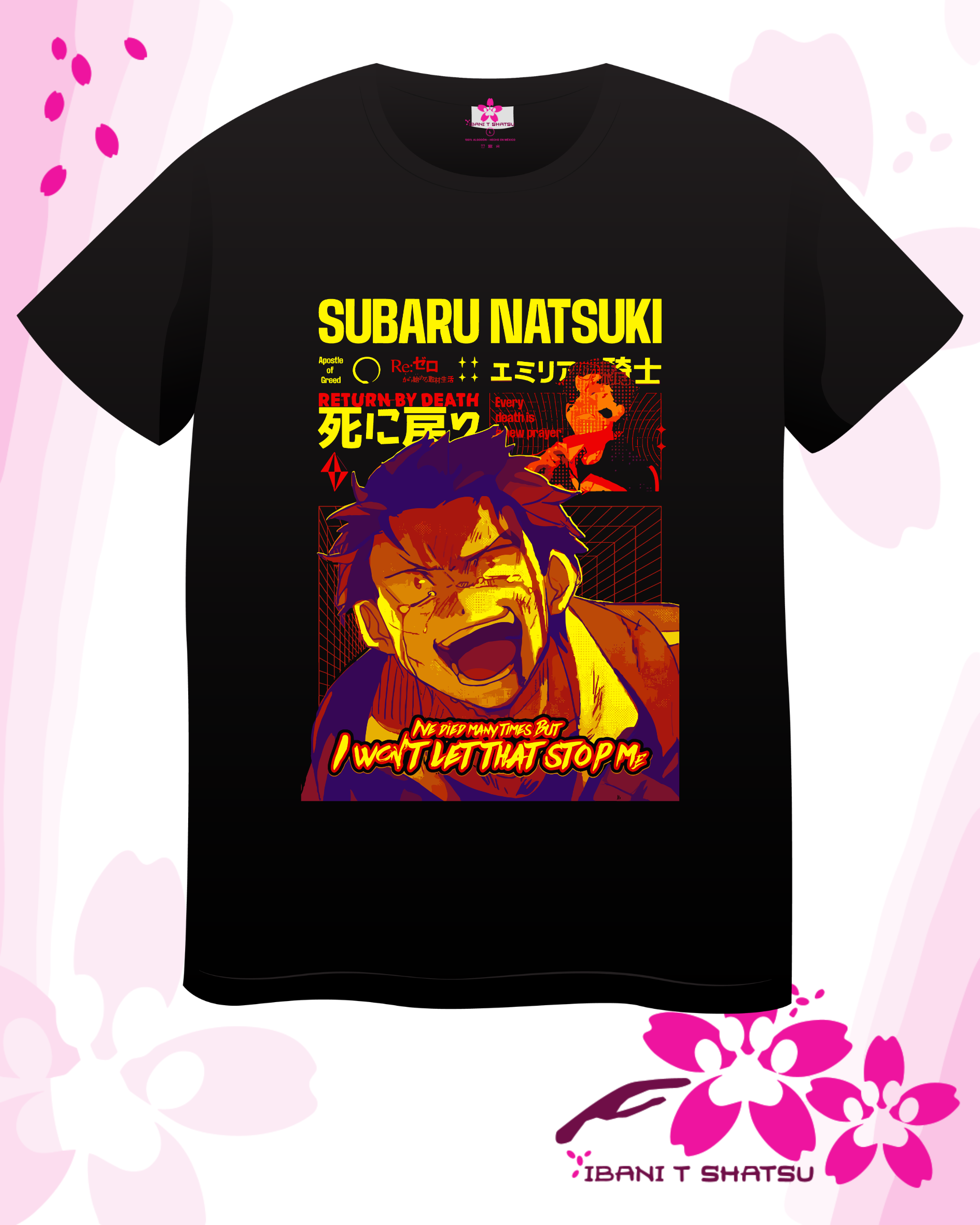 Playera Subaru (Amarillo)